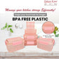 Kitchen Storage Container Set of 8 pcs (2"Clip On"SB-H90) + (2"Clip On"SB-H45) + (2"Elegant"SB-H25) + (2"Mini"SB-H44)