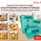 Airtight Kitchen Storage Container Set – 3 pcs (4700 ml, 3400 ml, 1900 ml)