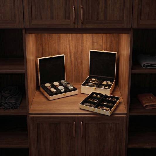 Set of 2 Pieces :  (WR2-001-IvryMrbl)