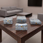 Set of 4 Pieces : (S01,P001,GreyMrbl)