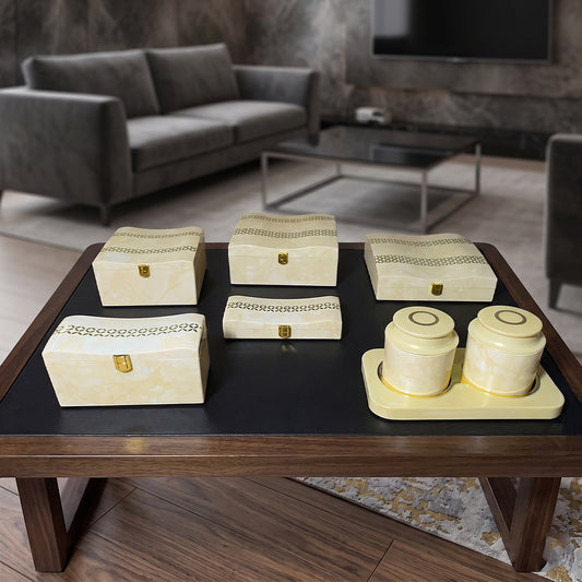 Set of 6 Pieces : (S01,P001,IvryMrbl)