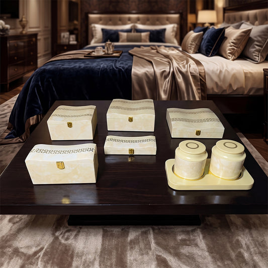 Set of 6 Pieces : (S01,P001,IvryMrbl)