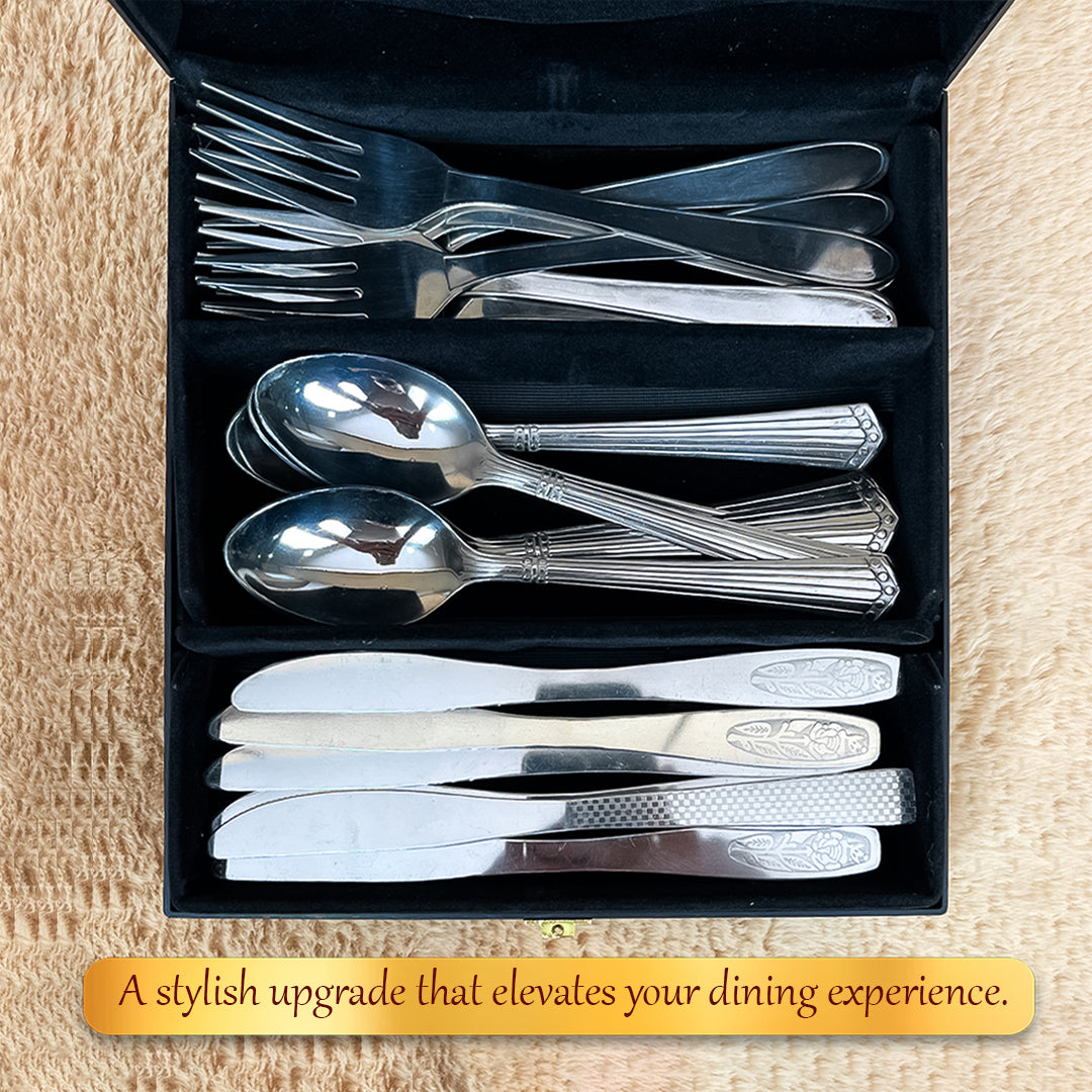 Luxury Cutlery Case (Grey)
