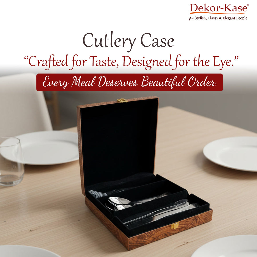 Luxury Cutlery Case (Grey)
