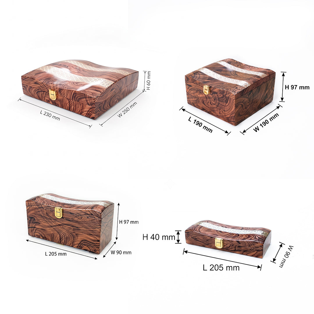 Set of 4 Pieces : (S4-2,P001,CprFl)