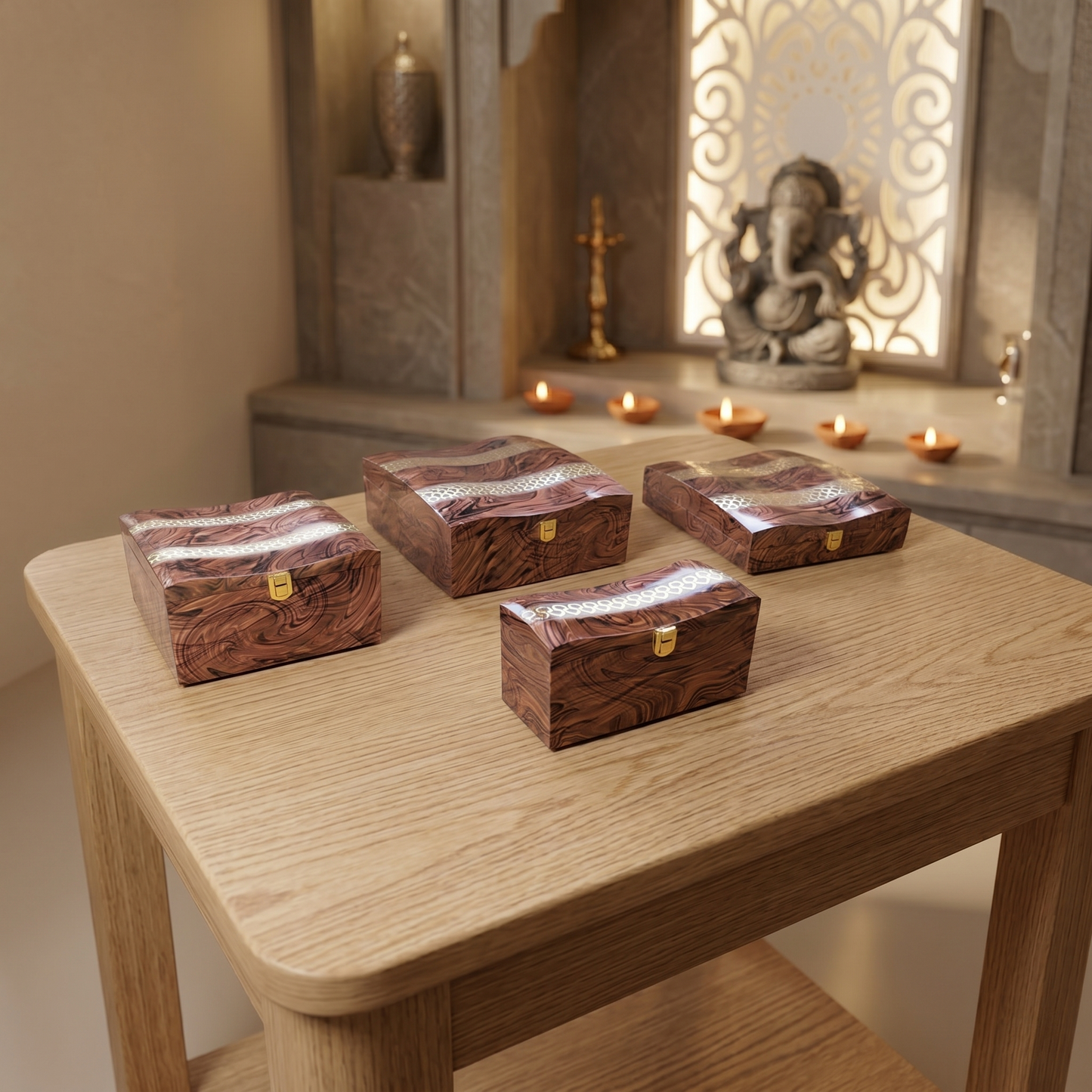 Set of 4 Pieces : (S01,P001,CprFl)
