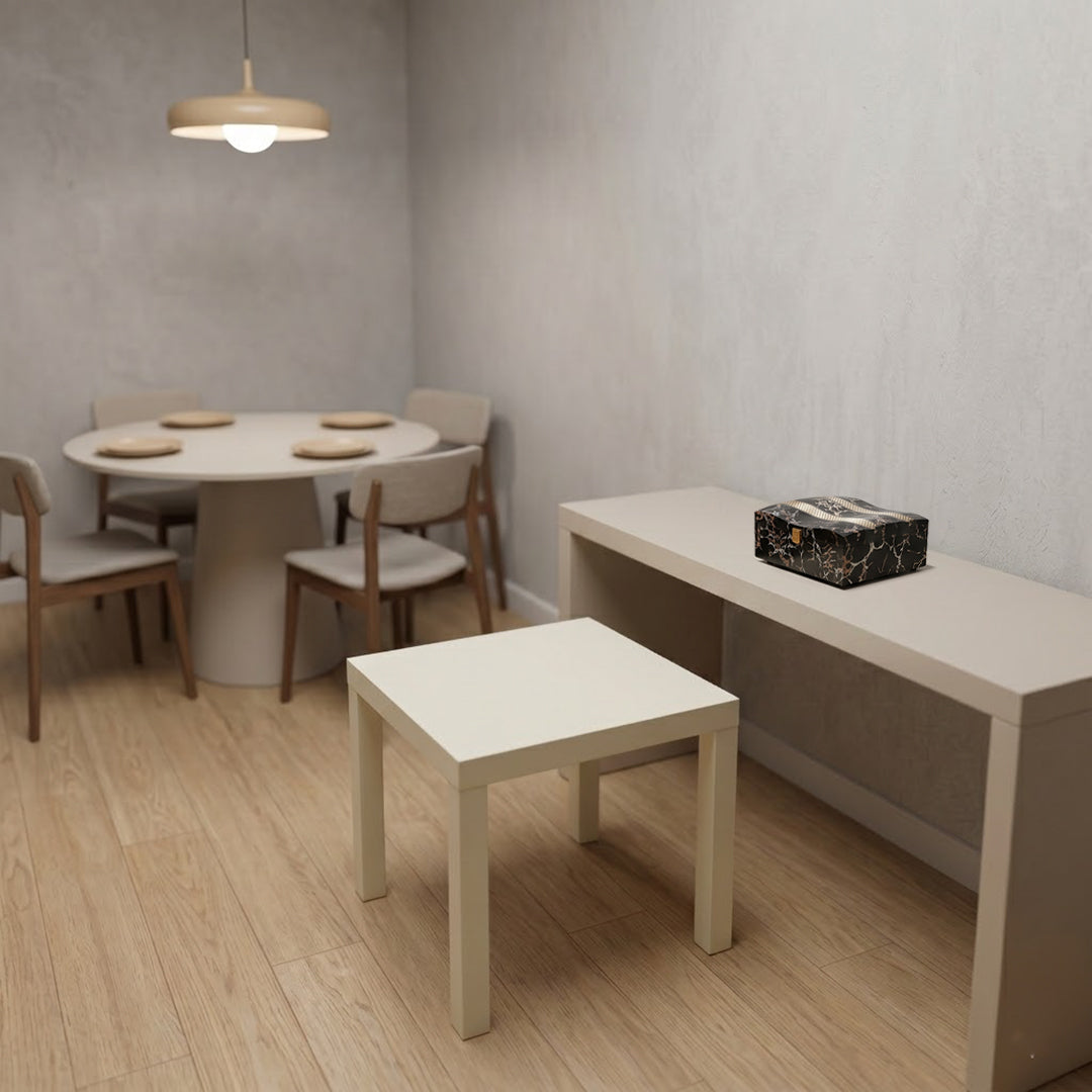 Single Piece : (250x230x95,P001,BlkMrbl)