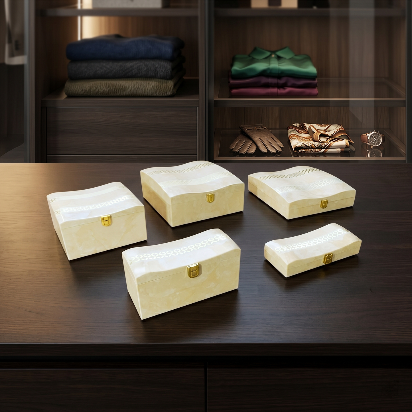 Set of 5 Pieces : (S01,P001,IvryMrbl)