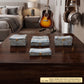 Set of 4 Pieces : (S4-2,P001,GreyMrbl)