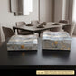 Set of 2 Pieces : (S2-1 P001,GreyMrbl)
