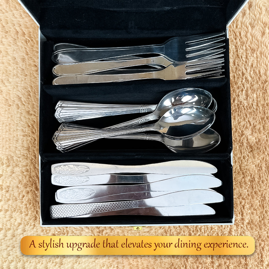 Luxury Cutlery Case (Grey)