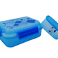 Plastic Lunch Box-Blue (Set of 2 pcs : 1 "Clip On"SB-H45 + 1 "Mini"SB-H44 )