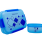 Plastic Lunch Box-Blue (Set of 2 pcs : 1 "Clip On"SB-H45 + 1 "Mini"SB-H44 )