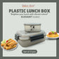 Plastic Lunch Box-Blue (Set of 2 pcs : 1 "Clip On"SB-H45 + 1 "Mini"SB-H44 )