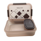 Plastic Lunch Box-Blue (Set of 2 pcs : 1 "Clip On"SB-H45 + 1 "Mini"SB-H44 )
