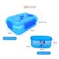 Plastic Lunch Box-Blue (Set of 2 pcs : 1 "Clip On"SB-H45 + 1 "Mini"SB-H44 )