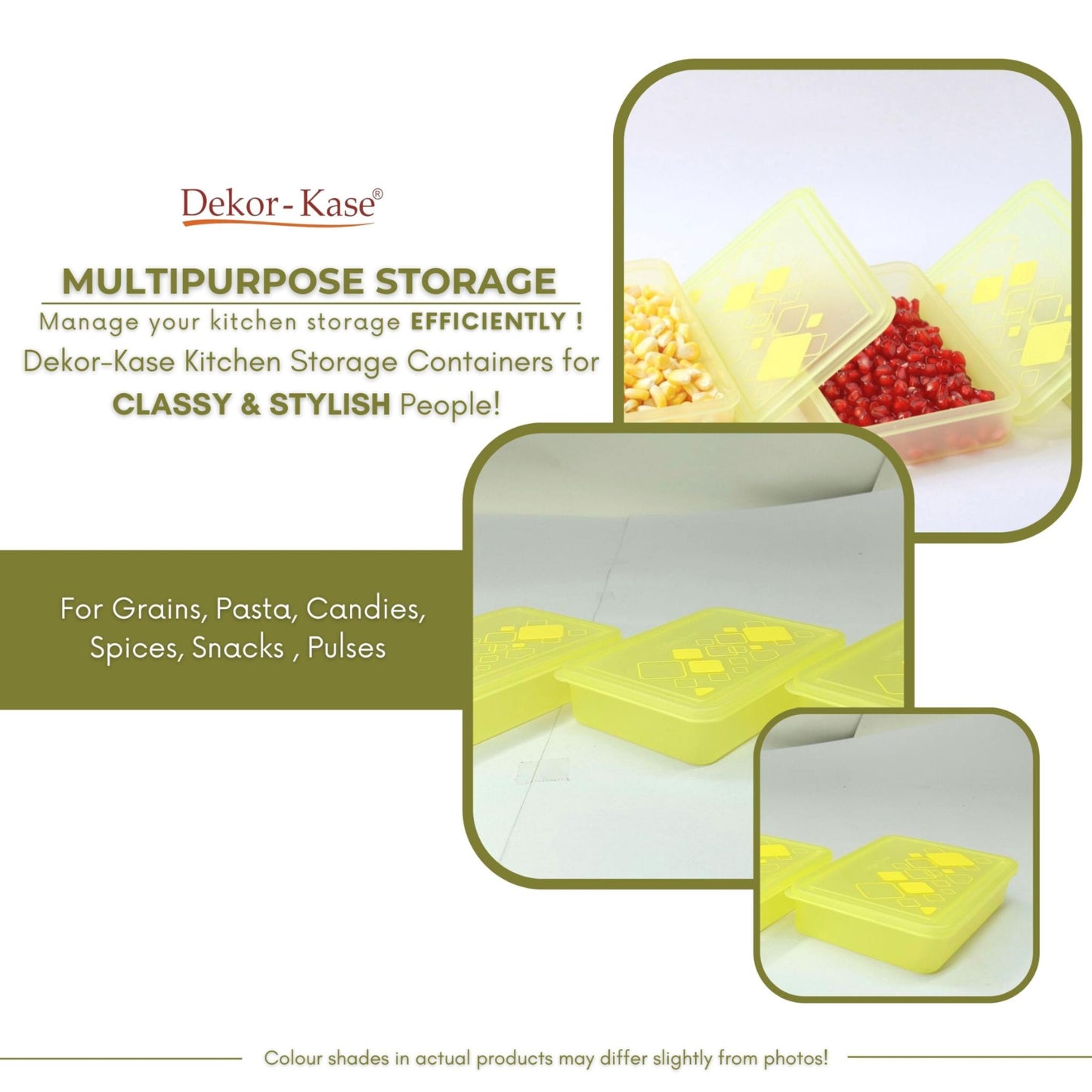 Kitchen Storage Box Set (3 "Elegant"SB-H25)