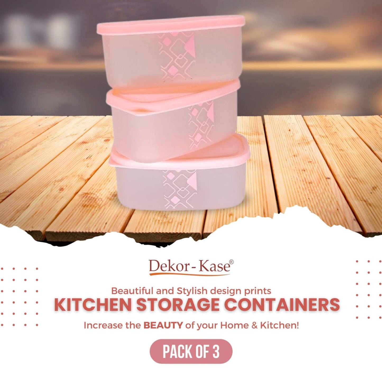 Kitchen Storage Box Set (3 "Mini"SB-H44)
