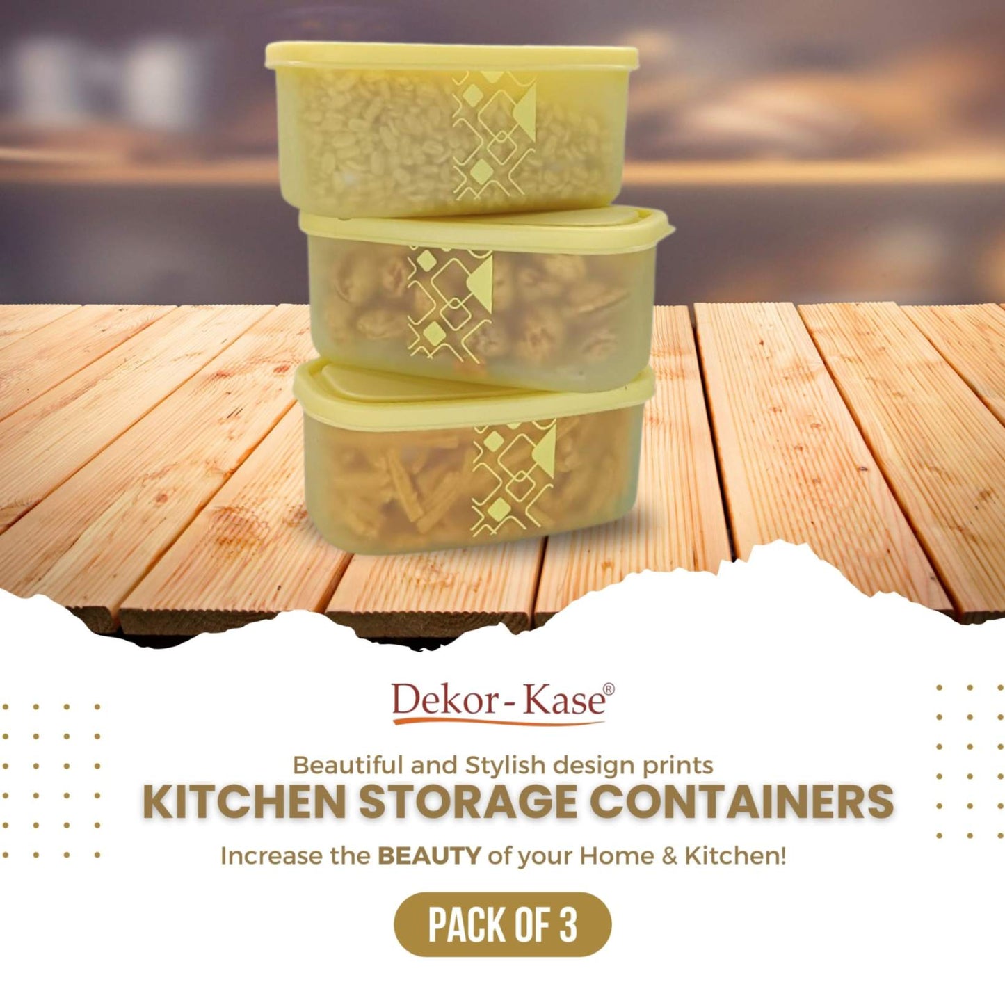 Kitchen Storage Box Set (3 "Mini"SB-H44)