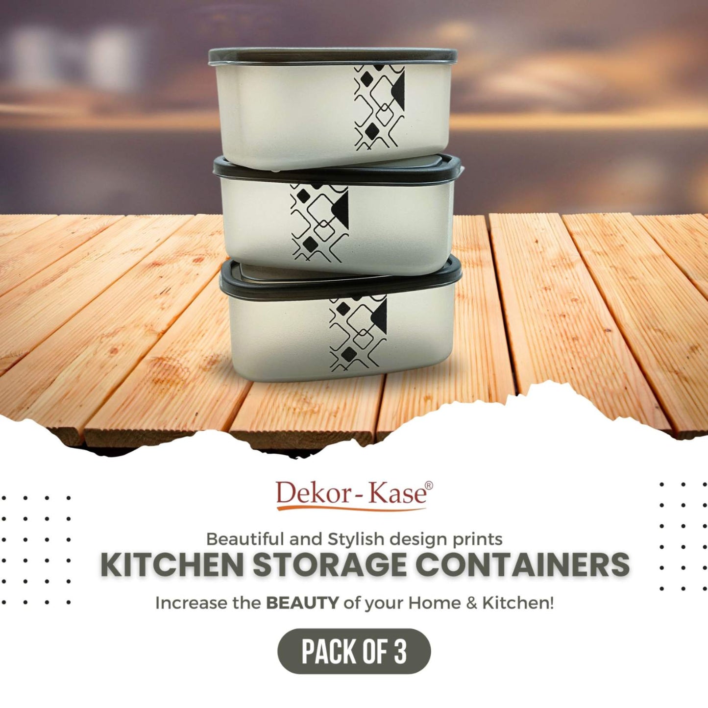 Kitchen Storage Box Set (3 "Mini"SB-H44)