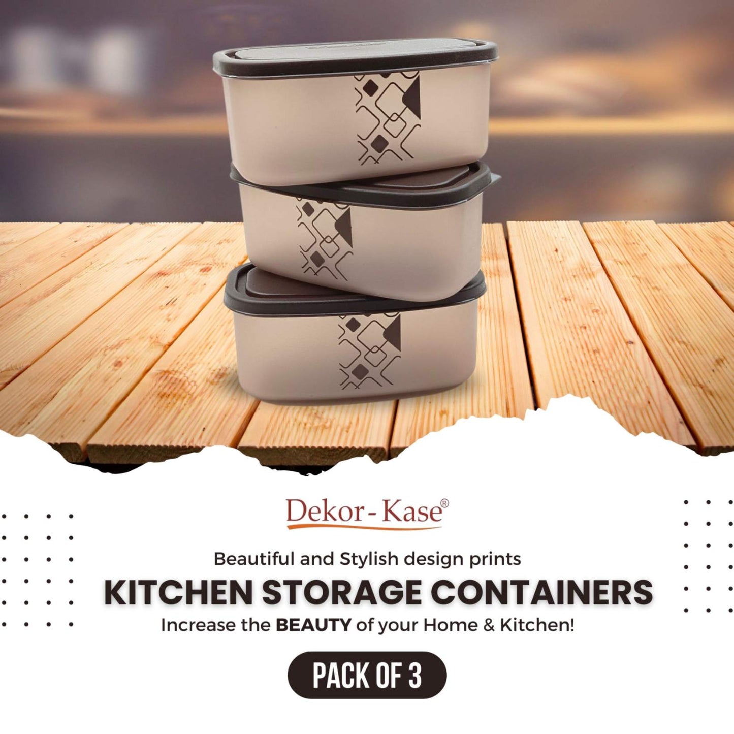 Kitchen Storage Box Set (3 "Mini"SB-H44)