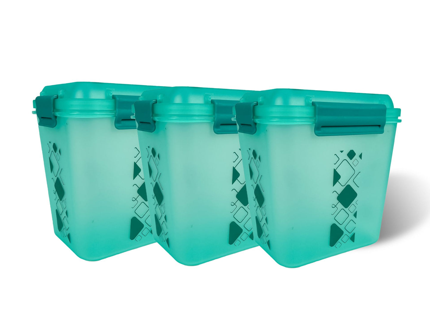 Buy 2 Get 1 Free – 3400 ml Kitchen Storage Container Set | Airtight | Dekor-Kase | BPA Free, Semi Transparent with Clip Lock Lid – Ideal for Rice, Atta, Pulses & More