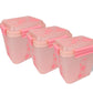 Buy 2 Get 1 Free – 3400 ml Kitchen Storage Container Set | Airtight | Dekor-Kase | BPA Free, Semi Transparent with Clip Lock Lid – Ideal for Rice, Atta, Pulses & More