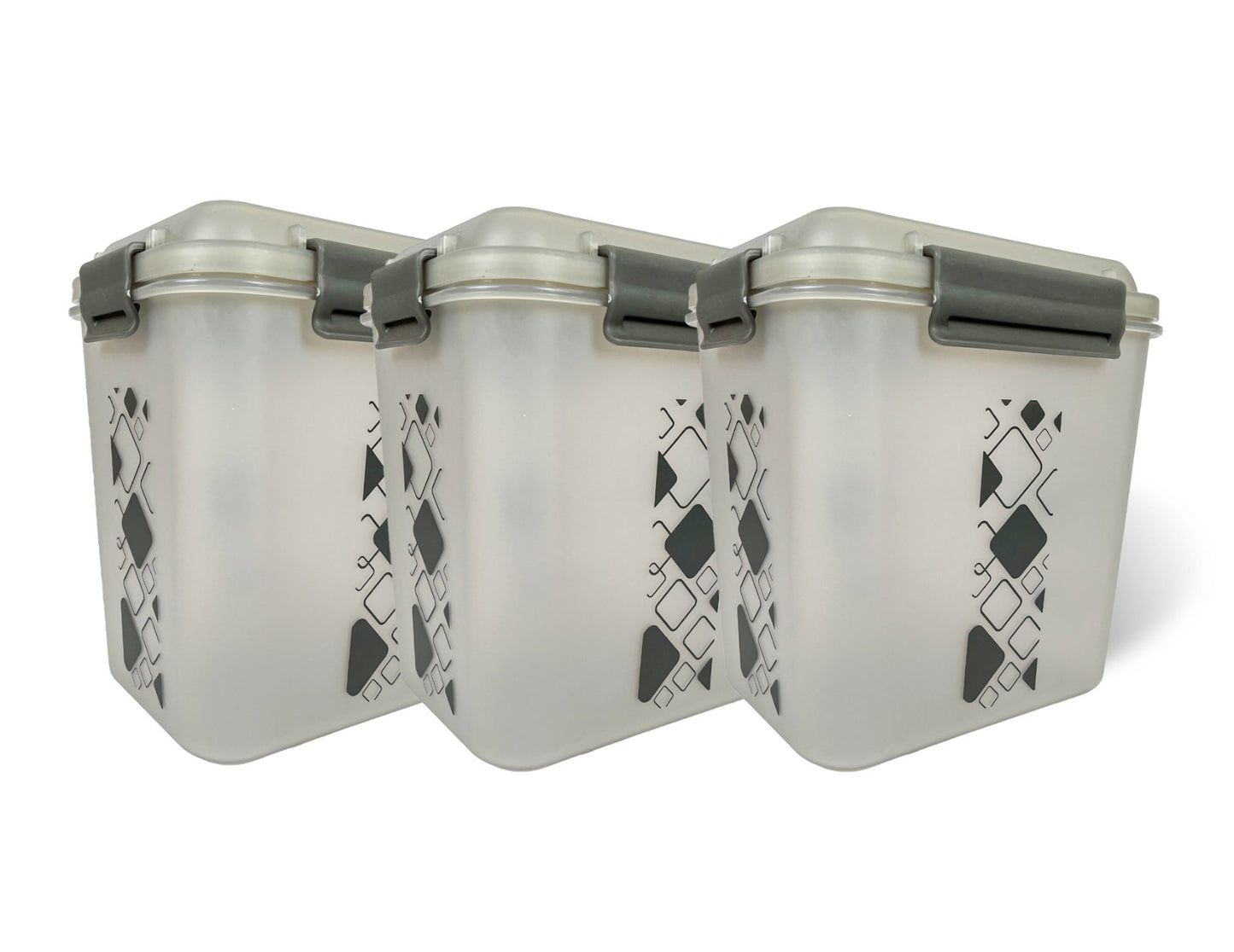 Buy 2 Get 1 Free – 3400 ml Kitchen Storage Container Set | Airtight | Dekor-Kase | BPA Free, Semi Transparent with Clip Lock Lid – Ideal for Rice, Atta, Pulses & More