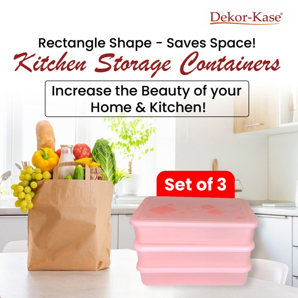 Kitchen Storage Box Set (3 "Elegant"SB-H25)