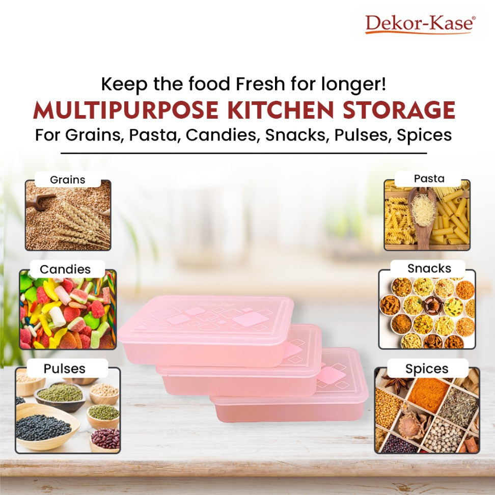 Kitchen Storage Box Set (3 "Elegant"SB-H25)