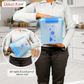 Buy 2 Get 1 Free – 3400 ml Kitchen Storage Container Set | Airtight | Dekor-Kase | BPA Free, Semi Transparent with Clip Lock Lid – Ideal for Rice, Atta, Pulses & More (Brown-Blue-Pink)