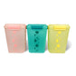 Buy 2 Get 1 Free – 4700 ml Kitchen Storage Container Set | Airtight | Dekor-Kase | BPA Free, Semi Transparent with Clip Lock Lid – Ideal for Rice, Atta, Pulses & More (Yellow-Green-Pink)