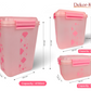 Airtight Kitchen Storage Container Set – 3 pcs (4700 ml, 3400 ml, 1900 ml) | BPA-Free | Food Grade | Dry Food & Grain Organizer