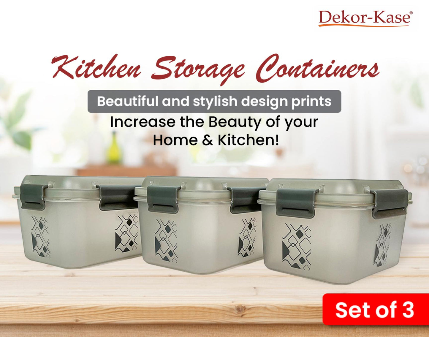 Kitchen Storage Box (3 "Clip On"SB-H90)
