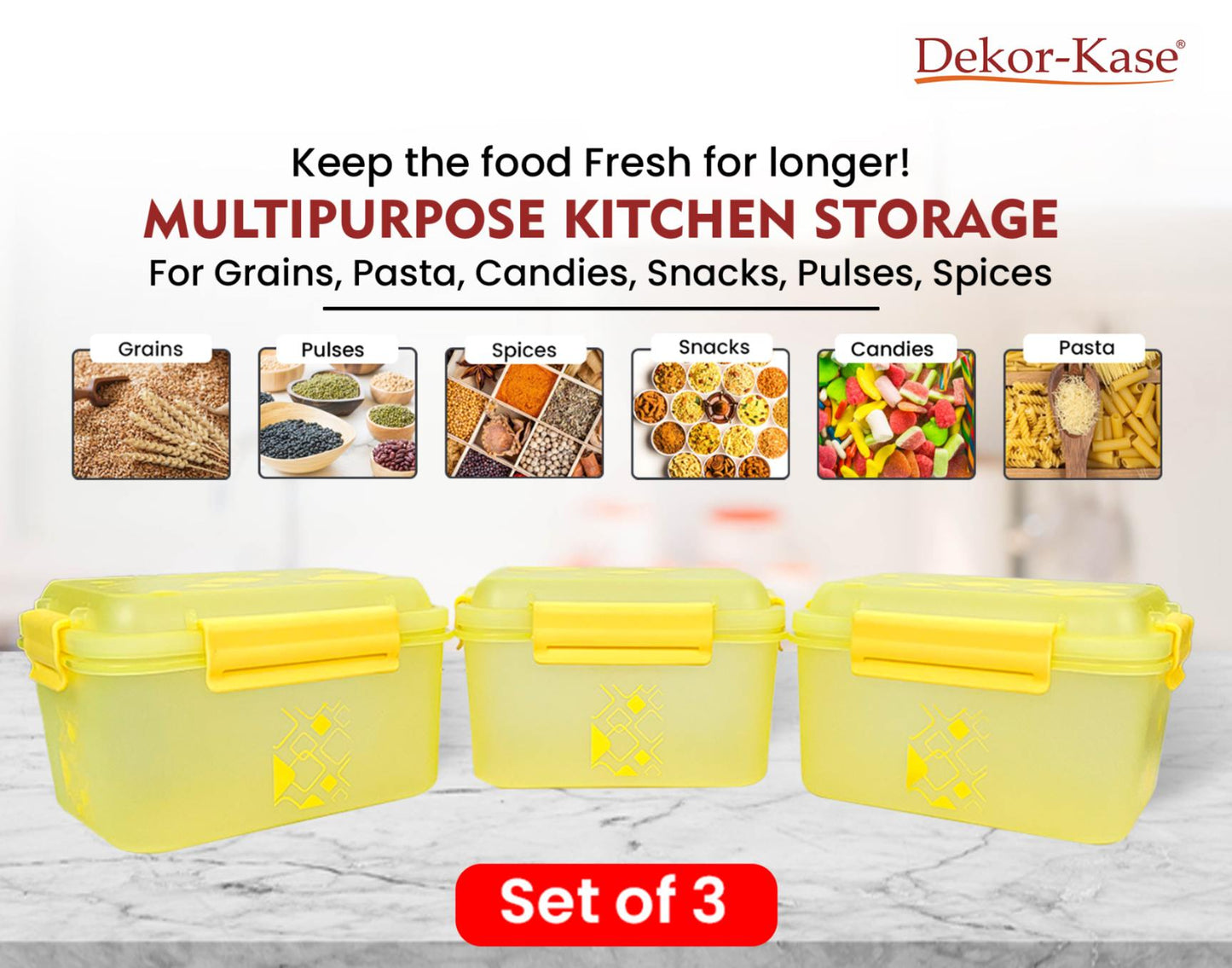 Kitchen Storage Box (3 "Clip On"SB-H90)