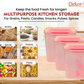 Buy 2 Get 1 Free – 3400 ml Kitchen Storage Container Set | Airtight | Dekor-Kase | BPA Free, Semi Transparent with Clip Lock Lid – Ideal for Rice, Atta, Pulses & More