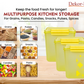 Buy 2 Get 1 Free – 3400 ml Kitchen Storage Container Set | Airtight | Dekor-Kase | BPA Free, Semi Transparent with Clip Lock Lid – Ideal for Rice, Atta, Pulses & More