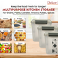 Buy 2 Get 1 Free – 3400 ml Kitchen Storage Container Set | Airtight | Dekor-Kase | BPA Free, Semi Transparent with Clip Lock Lid – Ideal for Rice, Atta, Pulses & More