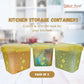 Buy 2 Get 1 Free – 3400 ml Kitchen Storage Container Set | Airtight | Dekor-Kase | BPA Free, Semi Transparent with Clip Lock Lid – Ideal for Rice, Atta, Pulses & More
