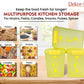 Buy 2 Get 1 Free – 4700 ml Kitchen Storage Container Set | Airtight | Dekor-Kase | BPA Free, Semi Transparent with Clip Lock Lid – Ideal for Rice, Atta, Pulses & More