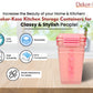 Buy 2 Get 1 Free – 4700 ml Kitchen Storage Container Set | Airtight | Dekor-Kase | BPA Free, Semi Transparent with Clip Lock Lid – Ideal for Rice, Atta, Pulses & More