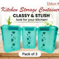 Buy 2 Get 1 Free – 4700 ml Kitchen Storage Container Set | Airtight | Dekor-Kase | BPA Free, Semi Transparent with Clip Lock Lid – Ideal for Rice, Atta, Pulses & More