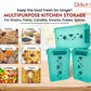 Buy 2 Get 1 Free – 4700 ml Kitchen Storage Container Set | Airtight | Dekor-Kase | BPA Free, Semi Transparent with Clip Lock Lid – Ideal for Rice, Atta, Pulses & More