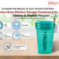 Buy 2 Get 1 Free – 4700 ml Kitchen Storage Container Set | Airtight | Dekor-Kase | BPA Free, Semi Transparent with Clip Lock Lid – Ideal for Rice, Atta, Pulses & More