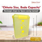 Buy 2 Get 1 Free – 4700 ml Kitchen Storage Container Set | Airtight | Dekor-Kase | BPA Free, Semi Transparent with Clip Lock Lid – Ideal for Rice, Atta, Pulses & More