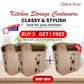 Buy 2 Get 1 Free – 3400 ml Kitchen Storage Container Set | Airtight | Dekor-Kase | BPA Free, Semi Transparent with Clip Lock Lid – Ideal for Rice, Atta, Pulses & More