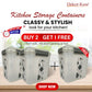 Buy 2 Get 1 Free – 3400 ml Kitchen Storage Container Set | Airtight | Dekor-Kase | BPA Free, Semi Transparent with Clip Lock Lid – Ideal for Rice, Atta, Pulses & More
