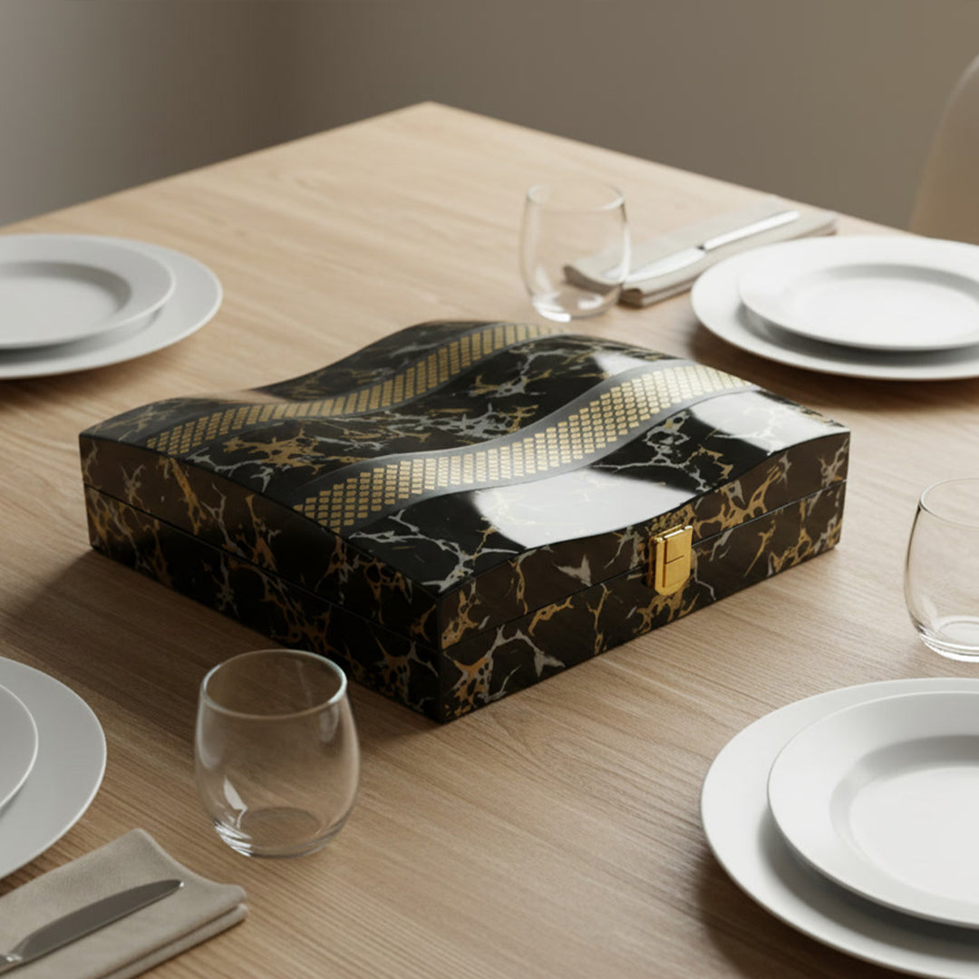 Luxury Cutlery Case (Grey)