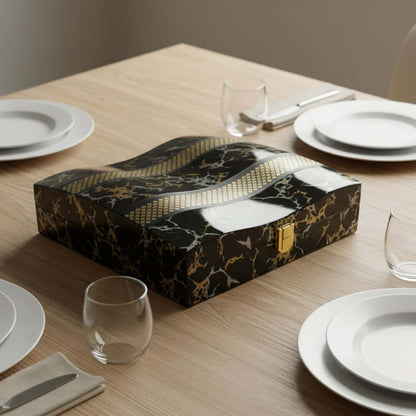 Luxury Cutlery Case (Black)