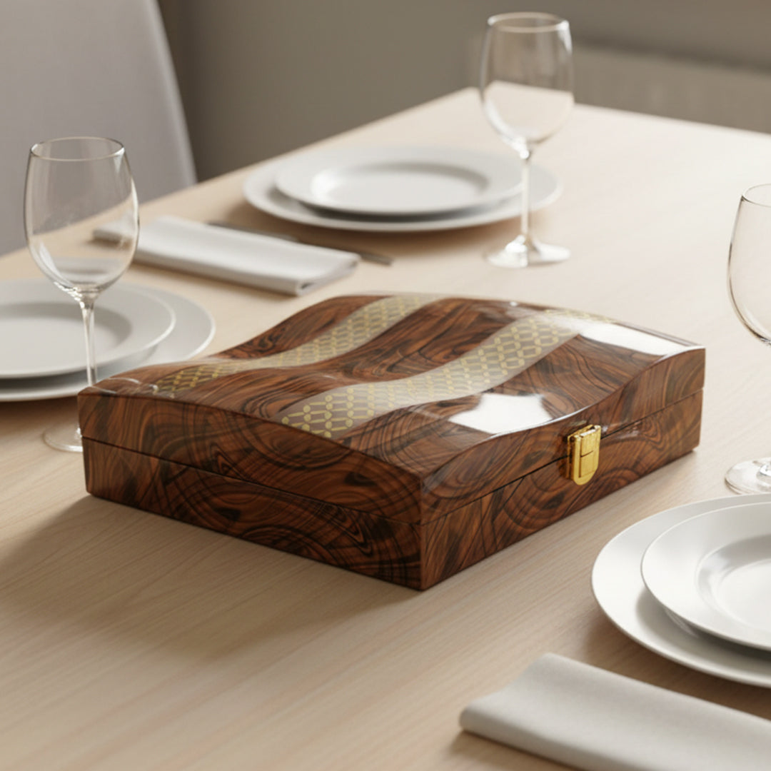 Luxury Cutlery Case (Grey)